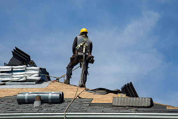 Professional Roof Replacement technician working in Fertile, IA